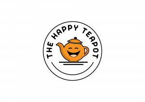 The Happy Teapot Afternoon Tearoom - Logo on White background